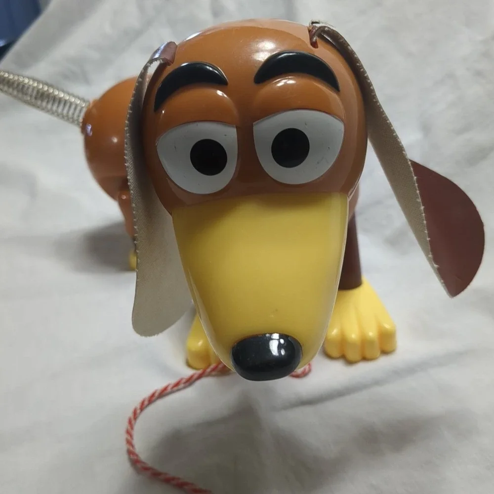 Vintage 90's Disney Pixar Toy Story SLINKY‎ DOG Pull Toy Figure